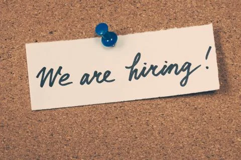 We are hiring Stock Photos