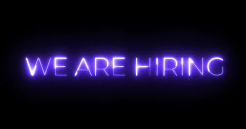 We are hiring text animation Видео 287401769