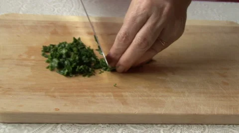 We are making vegetable salad. Greenery. 스톡 동영상 59329588