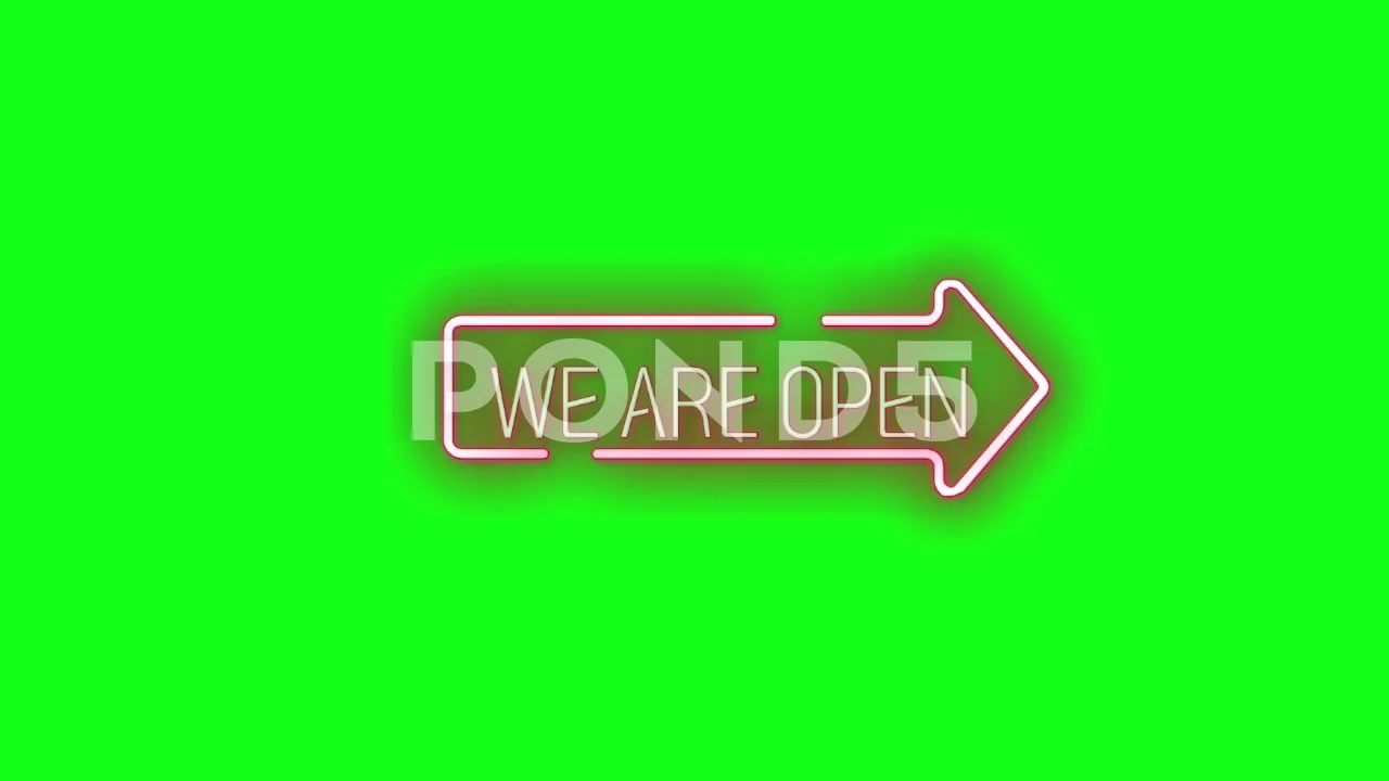 Neon Letter On Green Screen Effect Stock Footage Video (100% Royalty-free)  1073683124