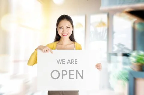 We are open Stock Photos