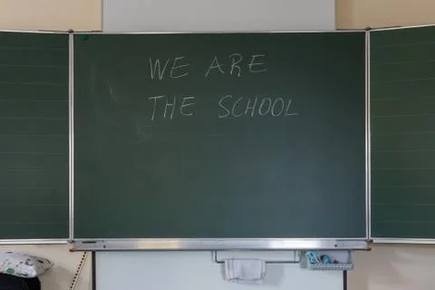 We are the school Stock Photos