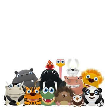 We are the ZOO Illustrazione stock
