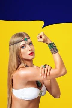 We can Do It - classic poster Stock Photos