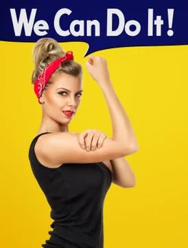 We can do it Stock Photos