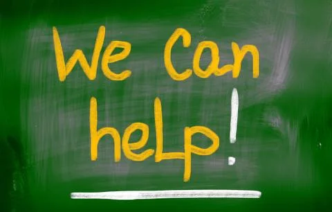 We Can Help Concept Stock Illustration