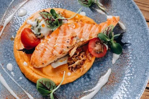 We can see a different dish that was included in the menu yesterday. Stock Photos