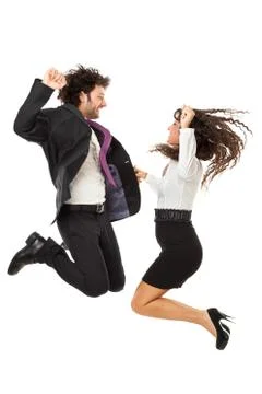 We did it! Stock Photos