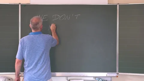 We don't need teachers Stock Footage 111964192