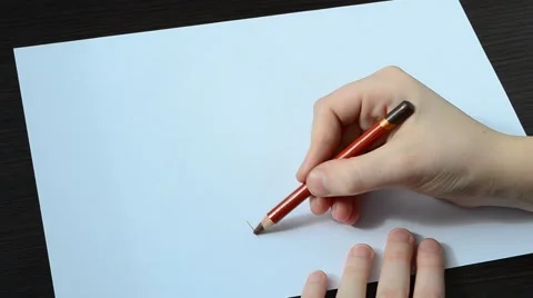 We draw a cloud scheme. Stock Footage