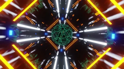 We flew in the tunnel 4K Stock Footage 152871853