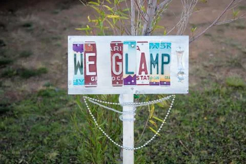 We glamp Stock Photos