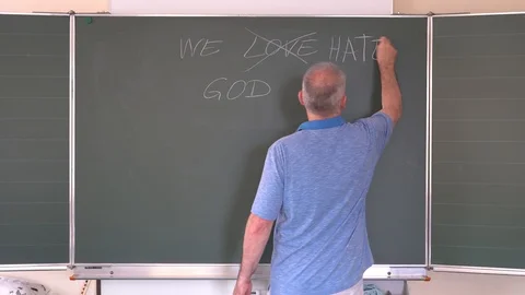 We hate god Stock Footage 111953599