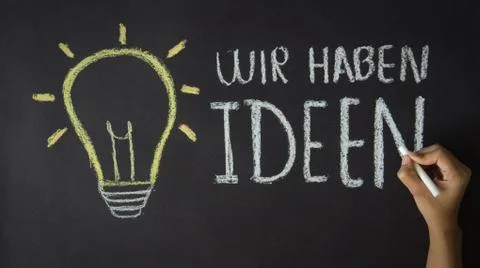 We have ideas Stock Illustration