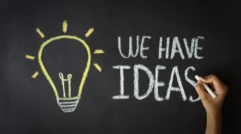 We have ideas Stock Illustration