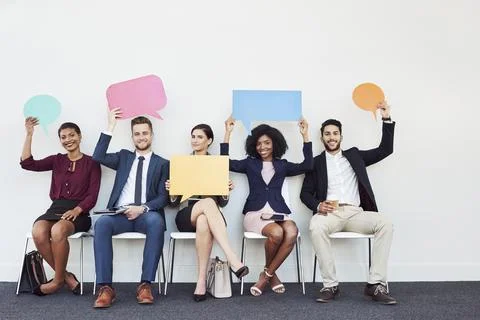 We have a lot to say Stock Photos
