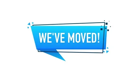 We have moved blue banner in 3D style on white background. Motion graphics. Stock-Footage 152833224
