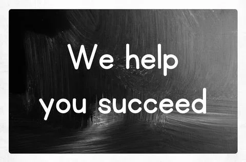 We help you succeed Stock Photos