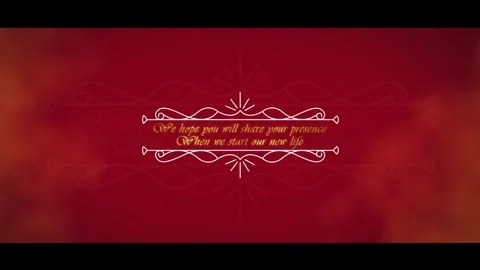 We hope you will share your presence when we start our new life. Stock Footage 303685211