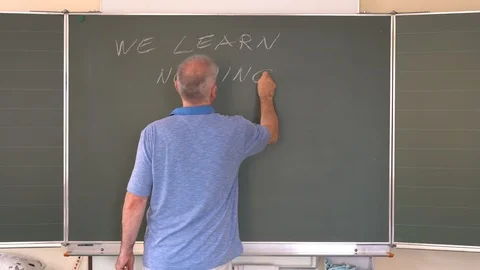 We learn nothing in school Stock Footage 111946922