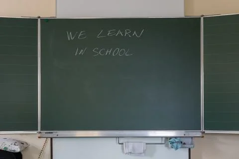 We learn in school Stock Photos