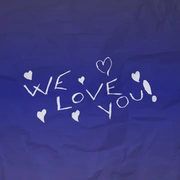 We love you 스톡 일러스트