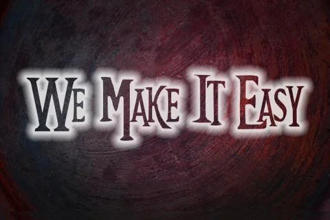We make it easy concept Illustrazione stock