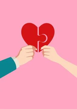 We Match Each Other Stock Illustration