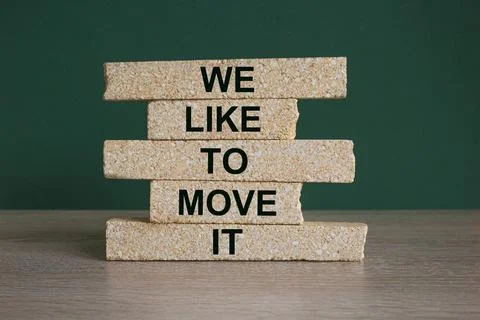 We like to move it symbol. Stock Photos