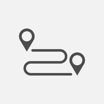 We moved icon. Moving office sign. isolated on white background. Vector illus Stock Illustration