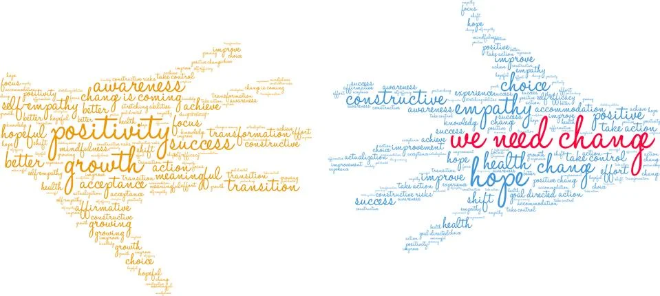 We Need Change Word Cloud Stock-Illustration