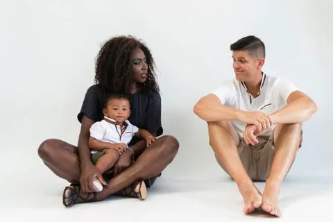 We need discuss everything between us Stock Photos