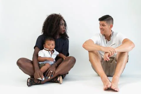 We need discuss everything between us Stock Photos