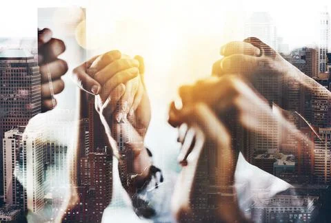 We need to encourage and uplift one another. Closeup shot of a group of Stock Photos