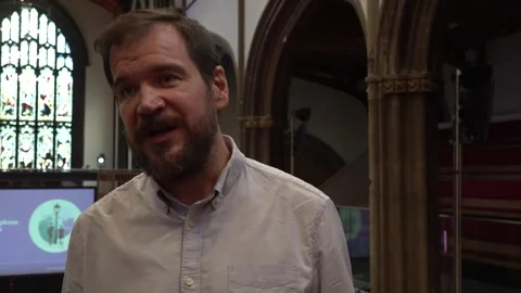 'We need to start running again' says Joseph Rowntree Foundation's Chris Birt o Video stock 347072174