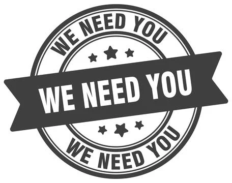 We need you stamp. we need you label on transparent background. round sign Stock Illustration