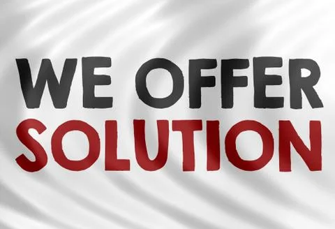 We offer solution Stock Photos