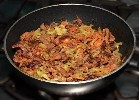 We prepare a goulash. Fotos Stock