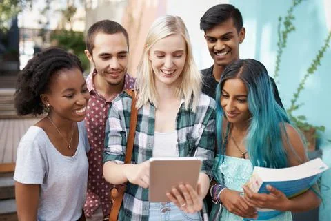We share any information that will benefit us Stock Photos