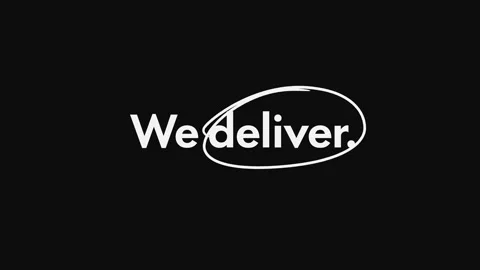 We solve. We deliver. We scale. Corporate Kinetic Typography Animation Stock Footage 329100316