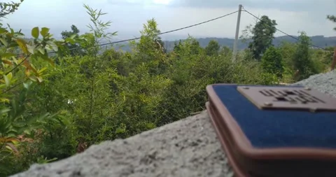 We took this view from the dormitory where our child is studying Video stock 219781737