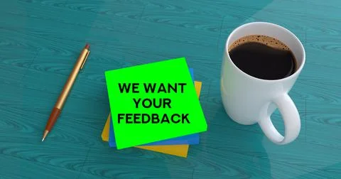 We want your feedback Stock Photos