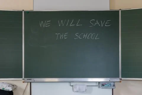 We will save the school Stock Photos