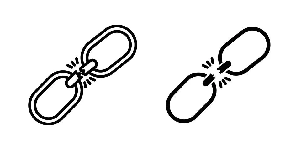 Weak icon set. Vector EPS 10 Stock Illustration