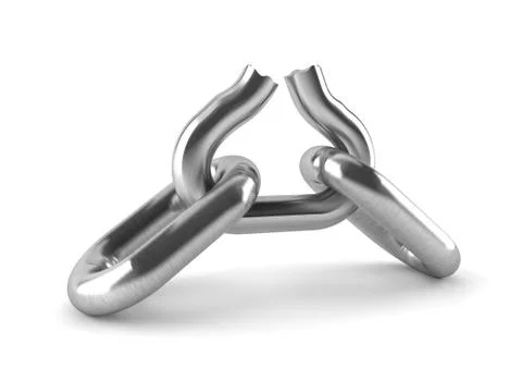 Weak link concept Stockillustratie