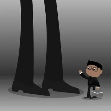 Weak opposition Stock Illustration