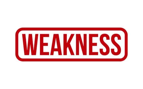 Weakness Rubber Stamp Seal Vector Stock Illustration