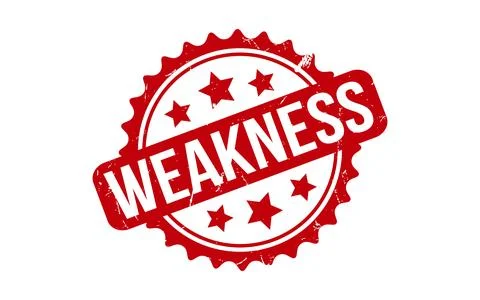 Weakness Rubber Stamp Seal Vector Stock Illustration