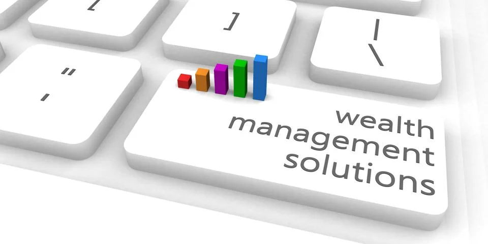 Wealth Management Solutions 스톡 일러스트