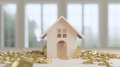 Wealth Overflow from Real Estate Stock Footage 264805632